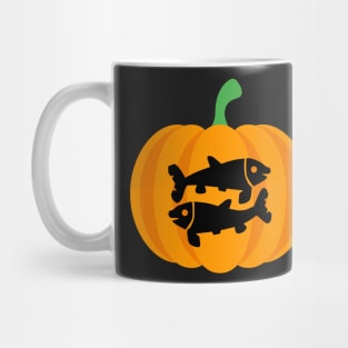 Halloween Jack O Lantern Pisces Zodiac Sign Mug